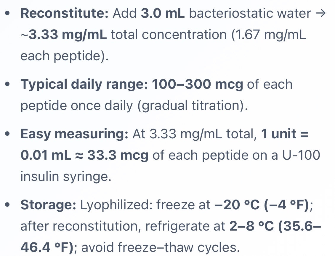 CJC 1295 Without DAC + IPA